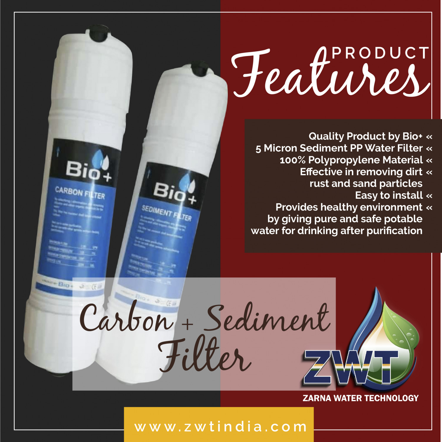 Carbon + Sediment Filter